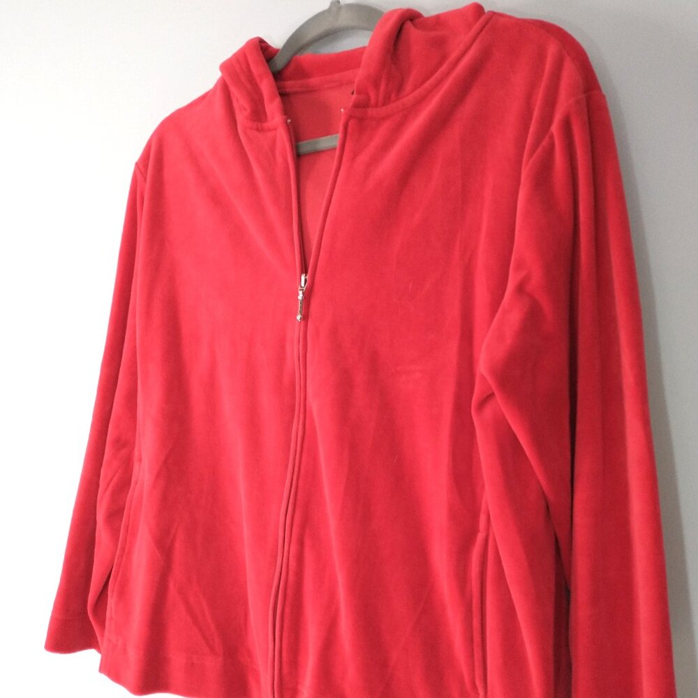 Bobbie Brooks Velvet Hoodie Size L